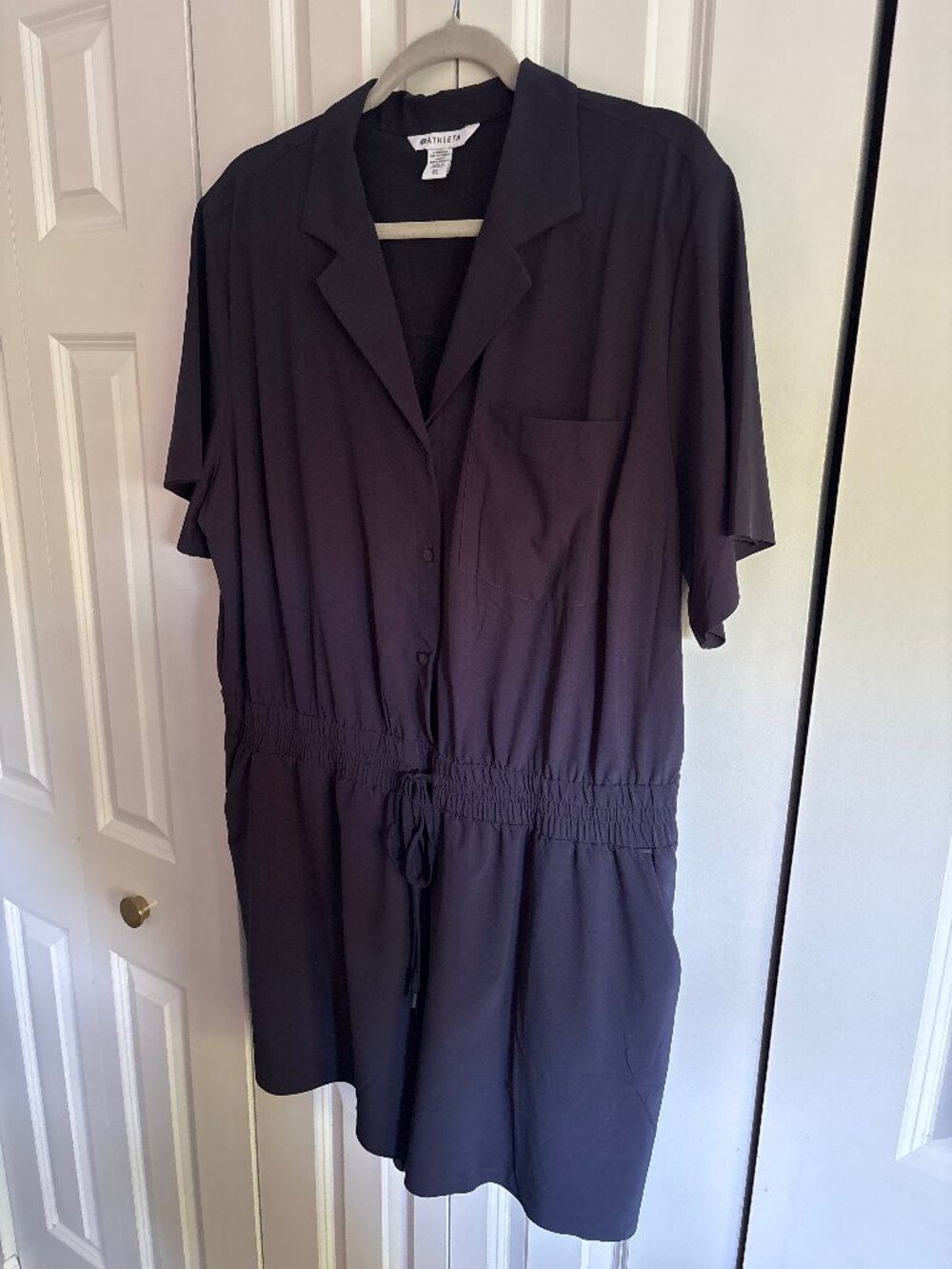 Athleta Avnue Romper / Navy Blue Jumpsuit – Size XL